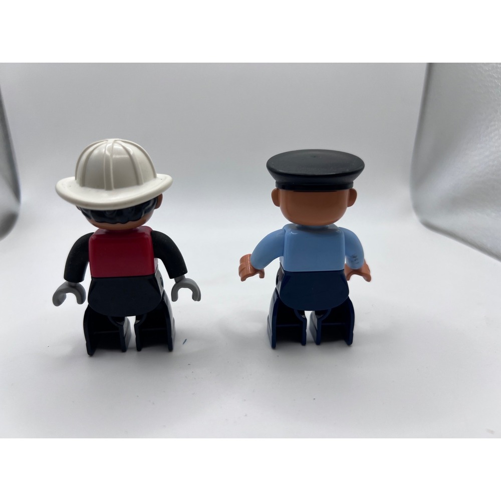 Lego DUPLO Firefighter And Police Officer Figures Community Heroes Toddler Toys - Picture 4 of 7